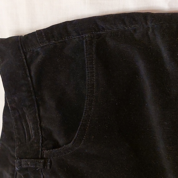 Vintage Chaps Fine Wale Black Corduroy Jeans EUC 20W - Picture 8 of 11